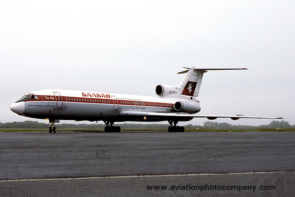 Balkan Bulgarian Airlines Tupolev Tu-154 LZ-BTA (1980)
