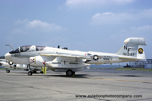 US Navy VAQ-136 Grumman EA-6B Prowler 161247/NF-607 (1982)