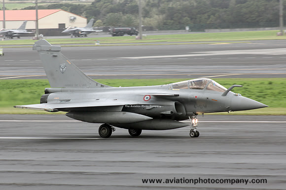 French Air Force 4 EC Dassault Rafale C 144/4-GW at Lajes (2015)
