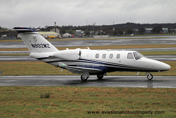 Cessna 525 Citation M2 N902MZ at Prestwick (2016)