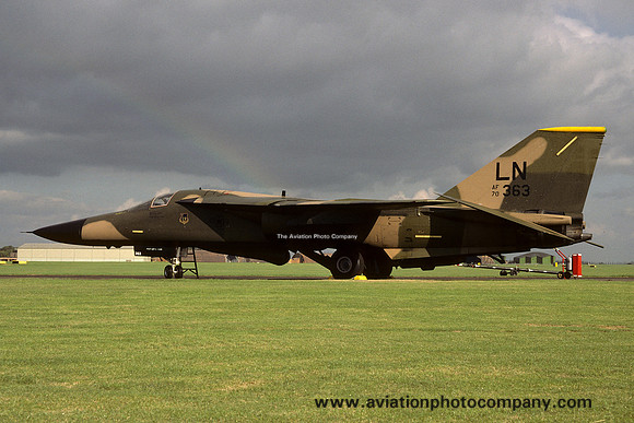 USAF 48 TFW 493 TFS General Dynamics F-111F Aardvark 70-2363/LN (1984)