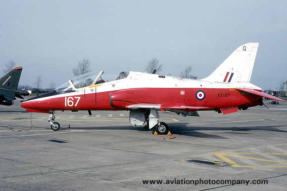 RAF 7 FTS 92 Squadron HS Hawk T.1 XX167 (1993)