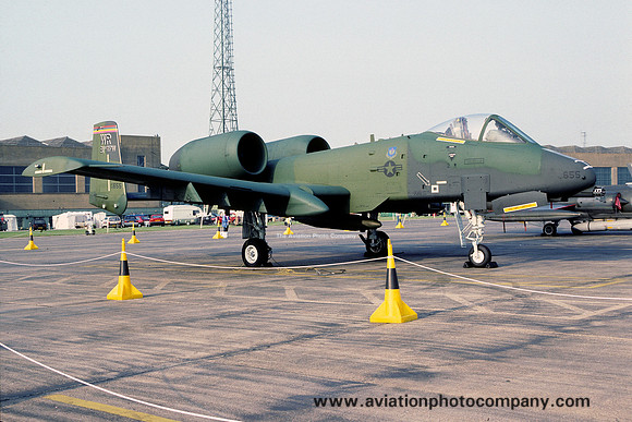 USAF 81 TFW Fairchild A-10A Thunderbolt 82-0665/WR (1992)