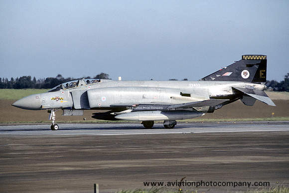 RAF 74 Squadron McDonnell F-4M Phantom FGR.2 XV433/E (1992)