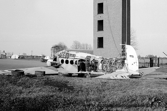 RAF Avro Anson C.19 dumped at Stansted (1971)