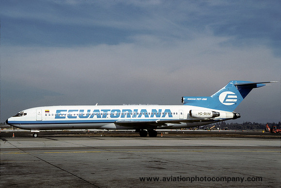 Ecuatoriana Boeing 727-200 HC-BVM (1998)