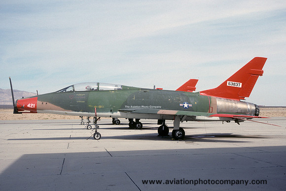 USAF North American QF-100F Super Sabre 56-3837 (1990)
