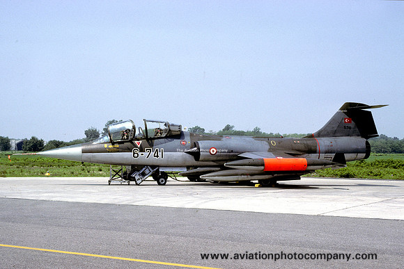 Turkish Air Force Lockheed TF-104G Starfighter 6-741 (1988)