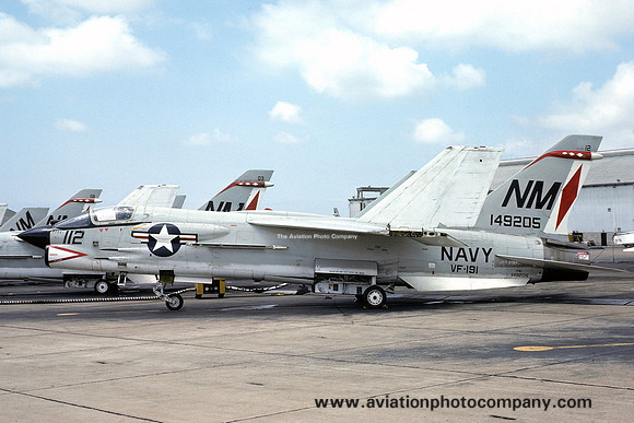 US Navy VF-191 Chance F-8J Crusader 149205/NM-112 (1975)