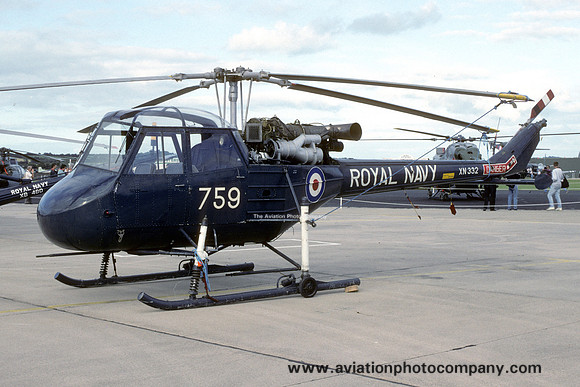 Royal Navy Fleet Air Arm Museum Saro P.531/Westland Wasp XN332 (1993)