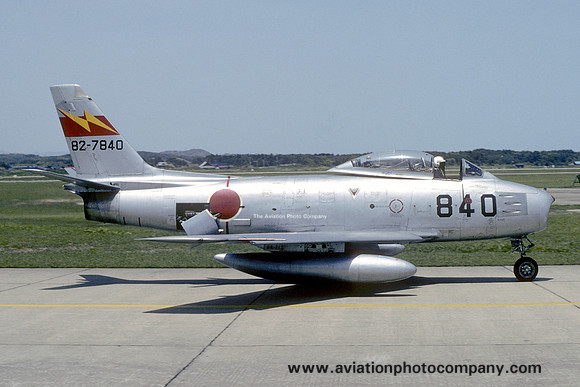 JASDF 6 Hikotai North American F-86F Sabre 82-7840 (1976)