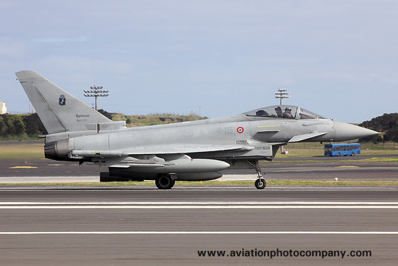 Italian Air Force 4 Stormo Eurofighter F-2000A MM7271/4-15 at Lajes (2016)