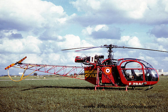 Protection Civile Sud Alouette II F-ZBAC (1965)
