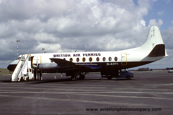 British Air Ferries Vickers Viscount G-AOYI (1983)