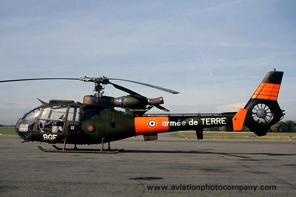 French Army Aerospatiale SA.341F Gazelle 1316/BQF (2002)