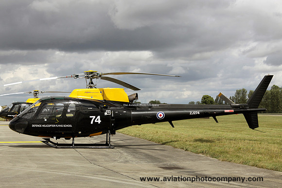 RAF DHFS Eurocopter AS.350BB Squirrel HT.1 ZJ274 at RIAT Fairford (2011)