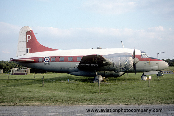 RAF Vickers Varsity T.1 WL626 displayed at East Midlands Airport (1994)