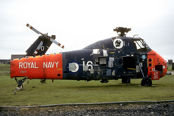 Royal Navy Westland Wessex HAS.1 XS877 at RNAS Culdrose (1993)