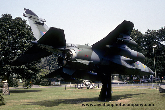 RAF 14 Squadron Sepecat Jaguar GR.1 XX822 displayed at RAF Bruggen (1993)
