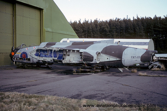RAF Blackburn Buccaneer S.2 XW549 at RAF Kinloss (1994)