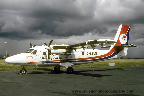 Dan Air Link City/Metropolitan Airways DHC-6-300 Twin Otter G-BELS (1982)