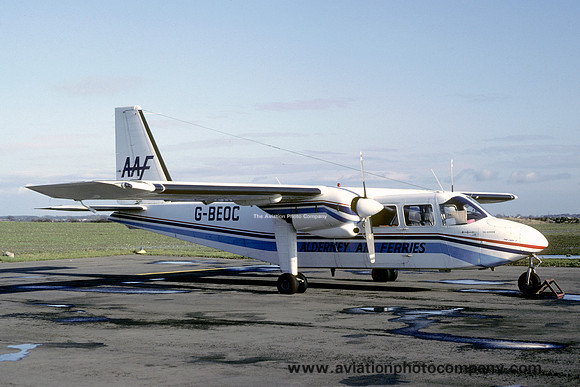 Alderney Air Ferries Britten Norman BN-2 Islander G-BEOC (1982)