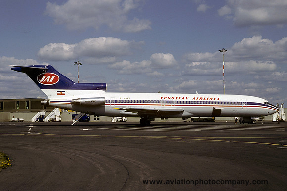JAT Yugoslav Airlines Boeing 727-200 YU-AKL at Newcastle IAP (1982)