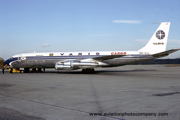 Varig Cargo Boeing 707-300C PP-VLI (1980)