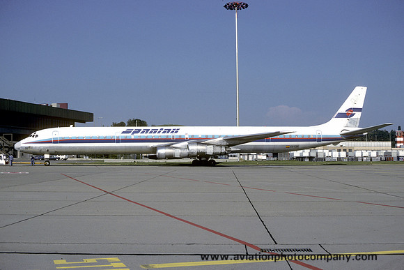 Spantax Douglas DC-8-61 EC-CZE (1986)