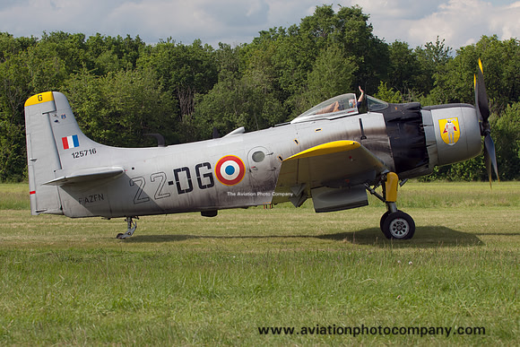 Douglas AD-4N Skyraider F-AZFN at La Ferte Alais (2015)