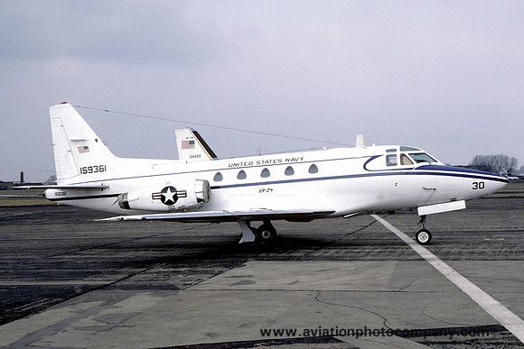US Navy VR-24 North American CT-39G Sabreliner 159361/30 (1986)