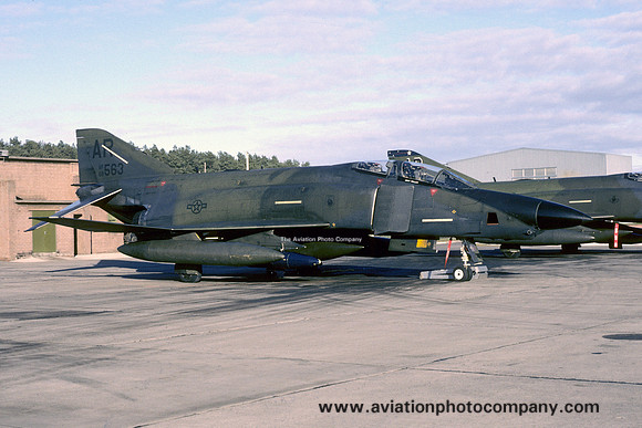 USAF 10 TRW 1 TRS McDonnell RF-4C Phantom 68-0563/AR at RAF Lossiemouth (1986)