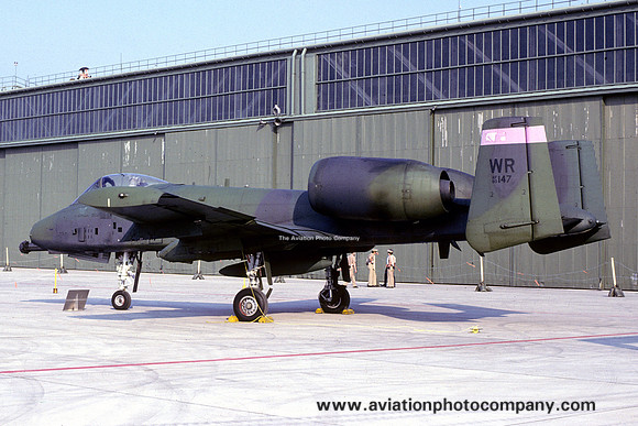 USAF 81 TFW 78 TFS Fairchild A-10A Thunderbolt 80-0147/WR (1985)