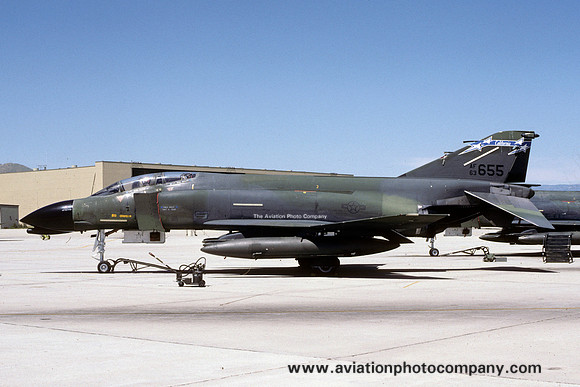 USAF California ANG 196 FIS McDonnell F-4C Phantom 63-7655 (1986)