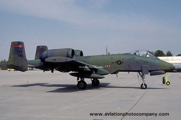 USAF Massachusetts ANG 131 TFS Fairchild A-10A Thunderbolt 78-0104/MA (1986)