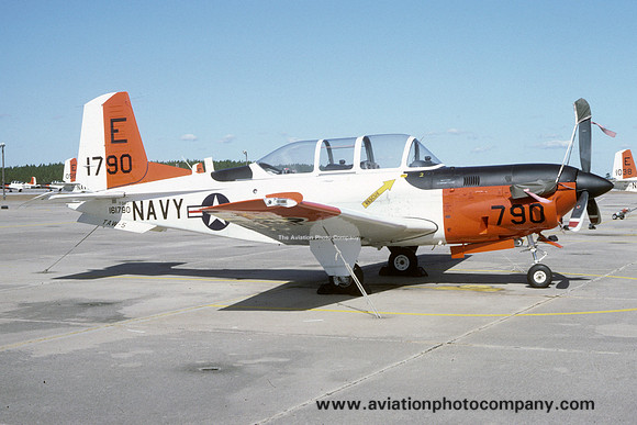US Navy TAW-5 Beech T-34C Turbo Mentor 161790/E (1984)