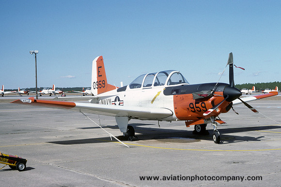US Navy TAW-5 Beech T-34C Turbo Mentor 160959/E (1984)