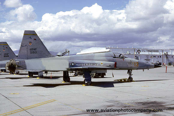 USAF 57 TTW 64 FWS Northrop F-5E Tiger II 74-01513 (1980)