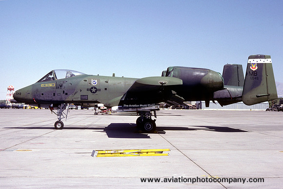 USAF 354 TFW 356 TFS Fairchild A-10A Thunderbolt 76-0548/MB (1981)