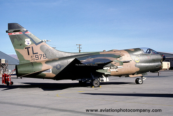 USAF Oklahoma ANG 125 TFS LTV A-7D 70-0976/TL (1981)