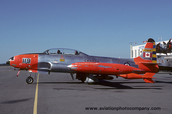 Canadian Air Force Comox Canadair CL-30/Lockheed T-33AN Shooting Star 133119 (1989)