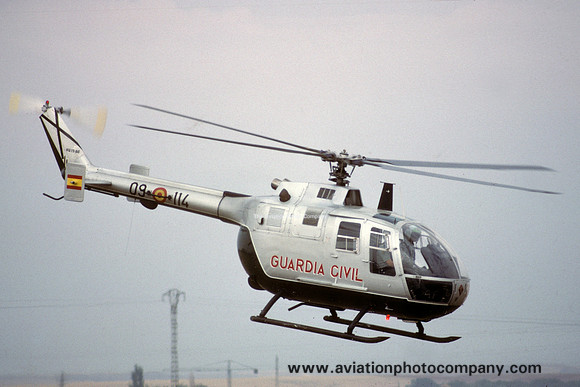 Spanish Guardia Civil Bolkow Bo105 HU.15-96/09-114 (1989)