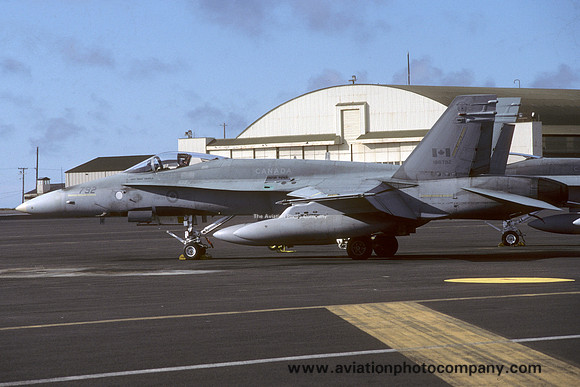 Canadian Air Force 416 Squadron McDonnell Douglas CF-188A Hornet 188792 at Keflavik (1989)