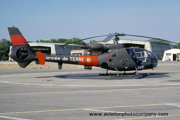 French Army EAALAT Aerospatiale SA.341F Gazelle 1504/AWE (1985)