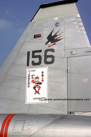 Norwegian Air Force 336 Skv Flying Jokers Aerobatic Team markings on F-5A 372 (1977)