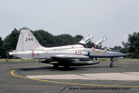 Norwegian Air Force 336 Skv Northrop F-5B Freedom Fighter 244 (1978)