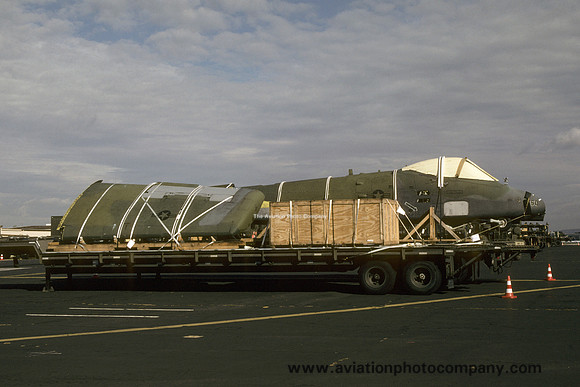 USAF Fairchild A-10A Thunderbolt 76-0550 on trailer at Rhein Main (2001)