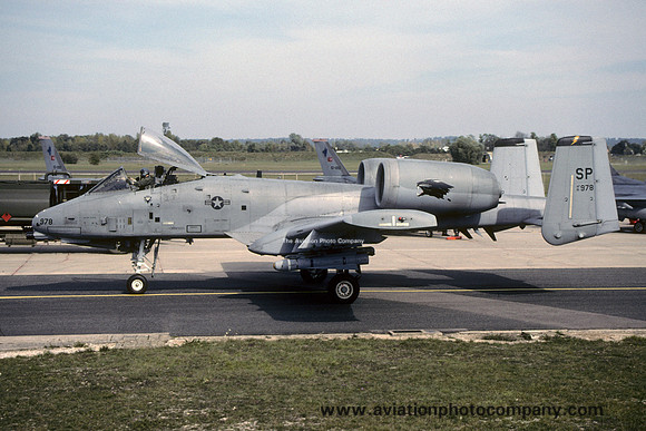 USAF 52 FW 81 FS Fairchild A-10A Thunderbolt 81-0978/SP (2002)