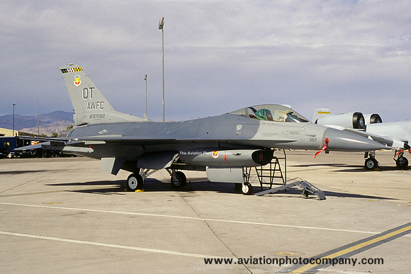 USAF AWFC General Dynamics F-16C Fighting Falcon 87-0362/OT (2002)