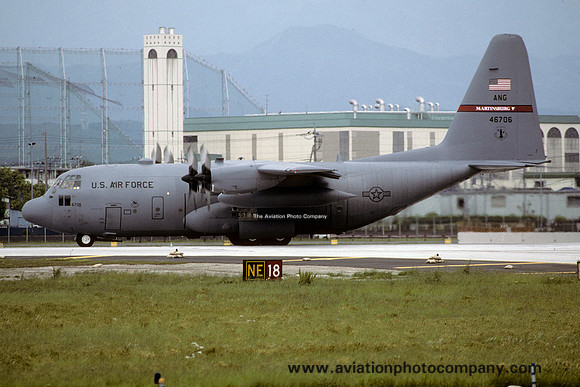USAF West Virginia ANG 130 AS Lockheed C-130H Hercules 94-6706 (2002)